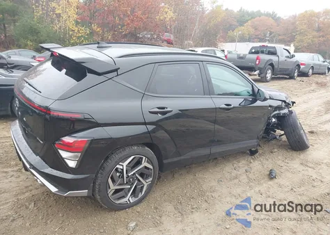 2025 Hyundai Kona N Line S из США, поврежденный, VIN KM8HBCA30SU232628